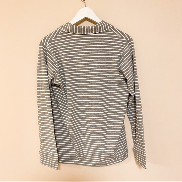 NWT J. Crew Cotton Striped Pajama Button Top - Picture 5 of 5